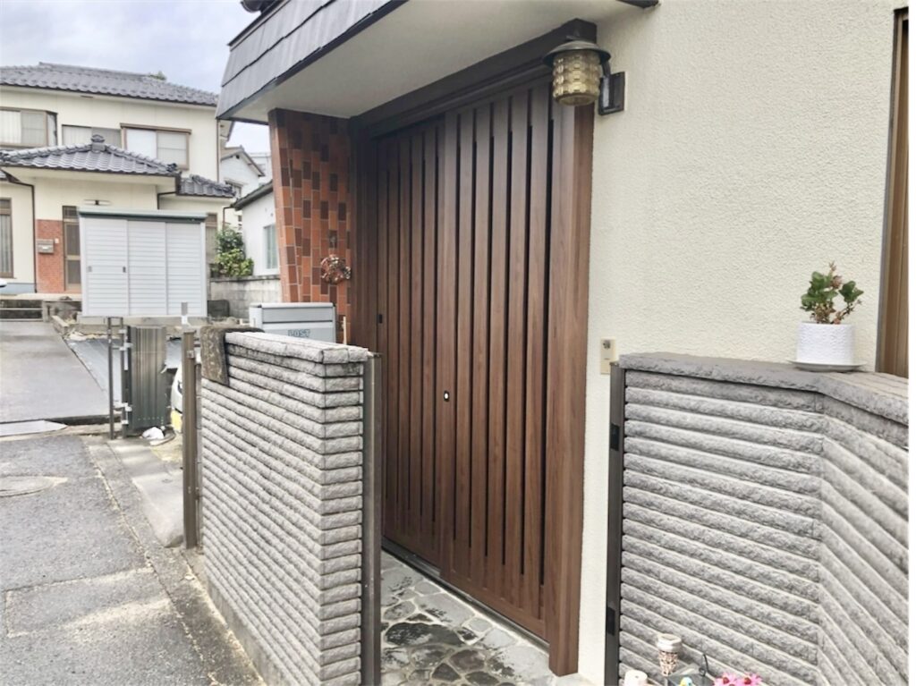 安芸郡熊野　玄関リフォーム　Ｍ様邸④