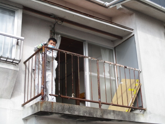 呉市広　手すり取り替え工事　K様邸