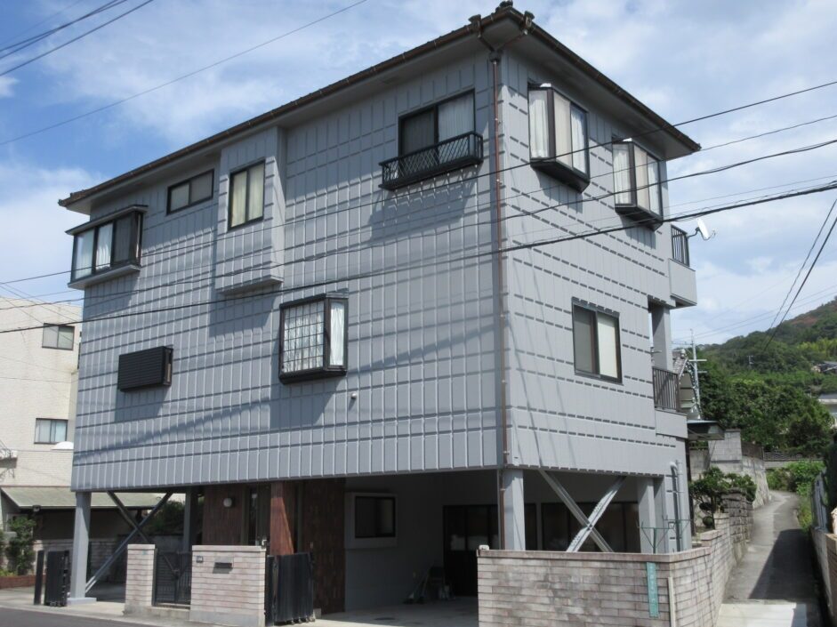 呉市　外壁塗装リフォーム ①