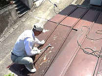 鋼板屋根塗装工事