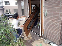 玄関ドア改修工事
