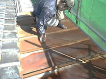 瓦棒屋根塗装工事