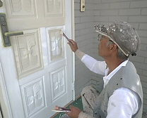 玄関ドア塗装工事