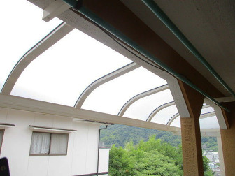 バルコニー屋根・天井改修工事