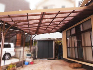 呉市　テラス屋根リフォーム