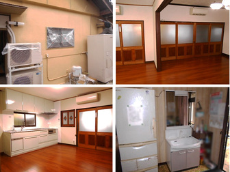 呉市　使用していなかった母屋のＤＫ、リビングをリフォーム | Ｏ様