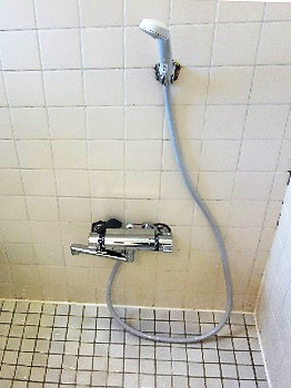 浴室シャワー水栓取替え