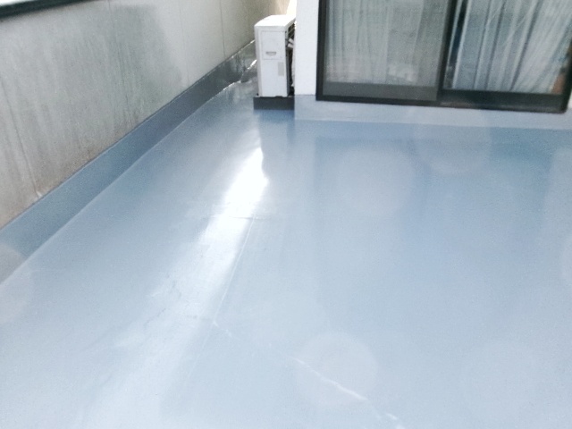呉市　バルコニー防水工事　　Ｆ様